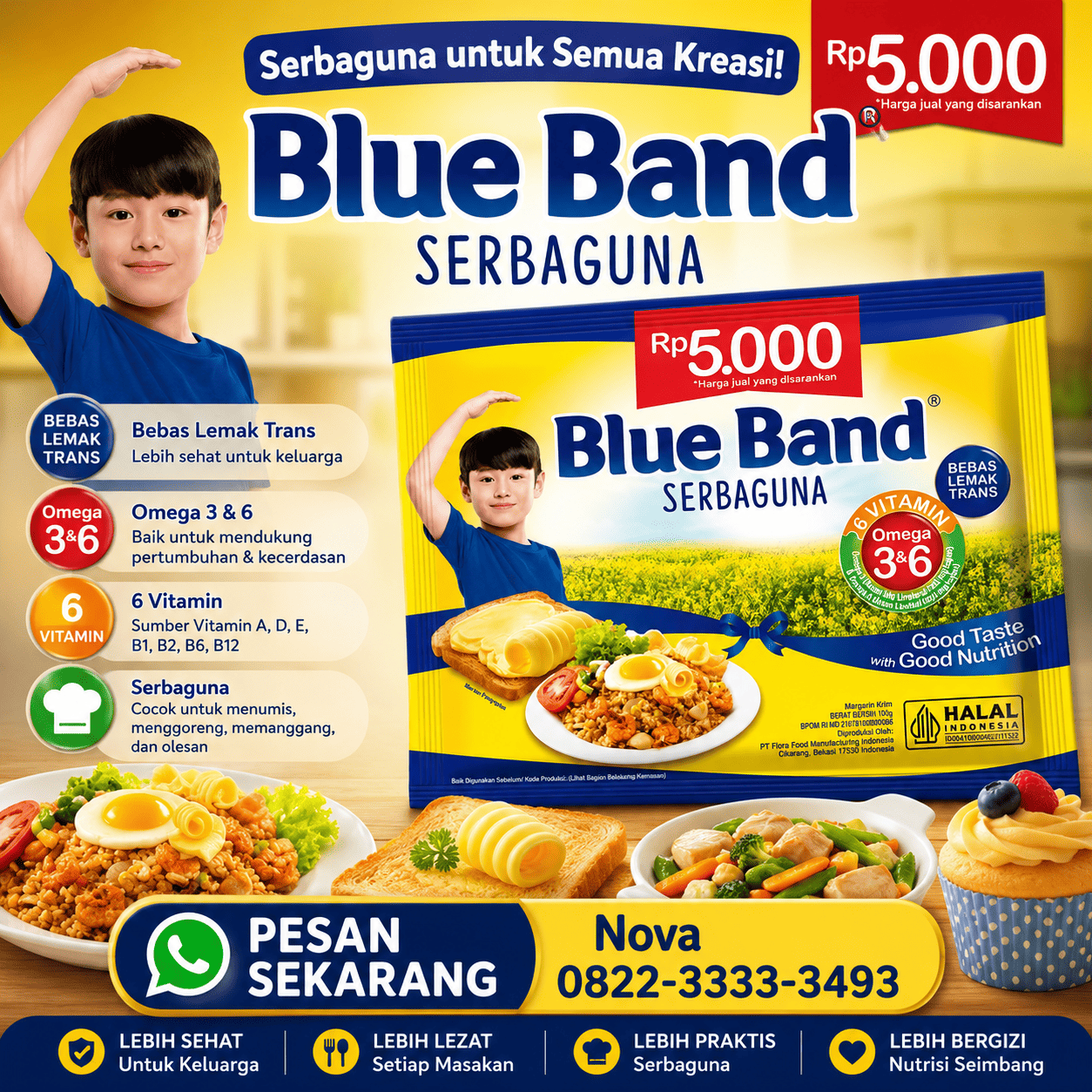 BLUEBAND SS 100GR(DOS=100)(FEB27)